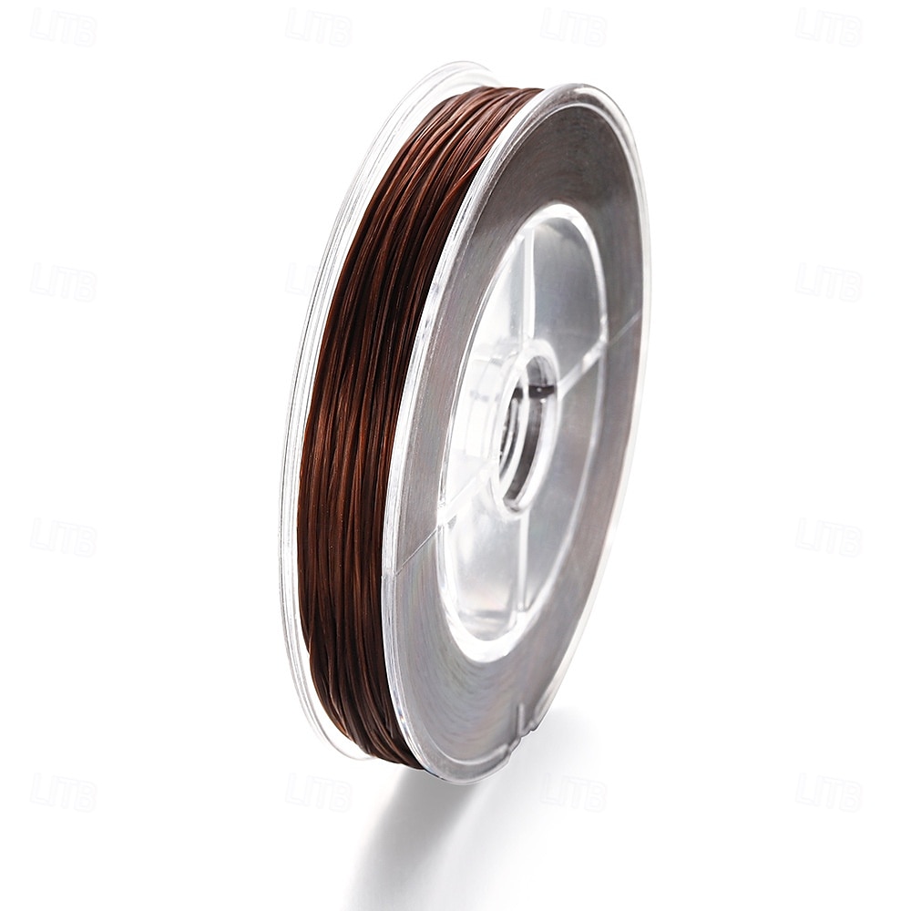 Cordino elastico in cristallo colorato da 0,5 mm, cordino per infilare perline anti-sfilacciamento per accessori fai da te per gioielli, materiali per perline per braccialetti del 2025 a $4.49 –P1