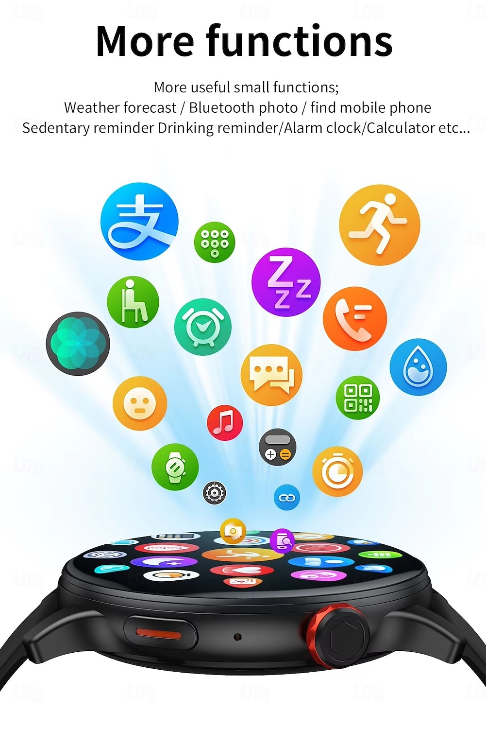 CY26 Smart Watch with Large AMOLED Screen HD Bluetooth Calling & Voice Assistant – Fitness Tracker for Men & Women 2025 - $54.99 –P10