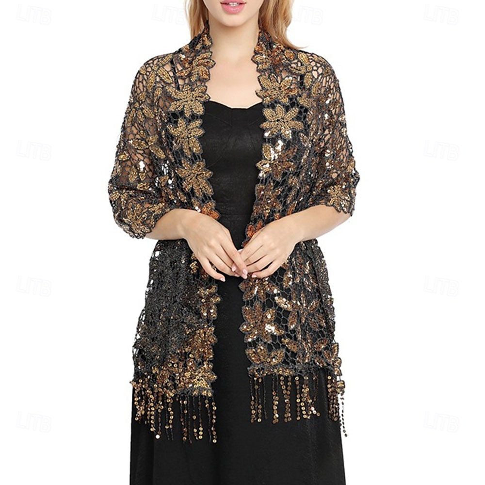 Dames Wikkel Elegante Zon Bescherming Mouwloos Kant Bruiloft Wikkels Met Effen Kleur Voor Bruiloft Zomer 2025 - $26.99 –P7