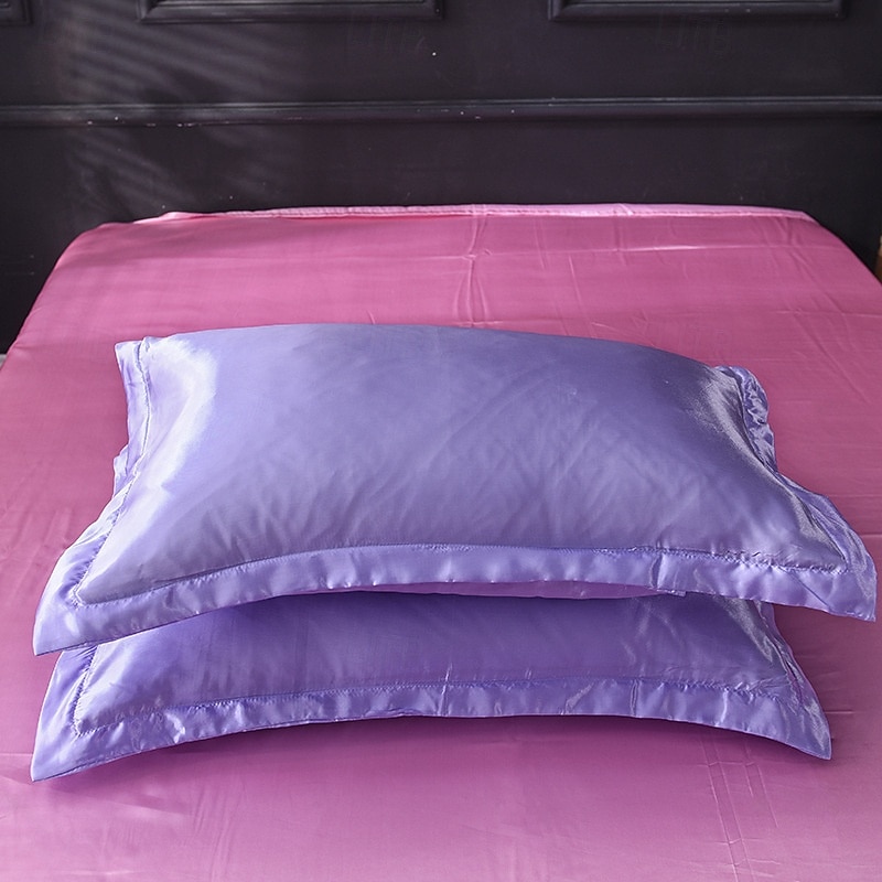 Washed Silk Pillowcase Single Satin Imitation Silk Pillowcase 2025 - $13.99 –P3