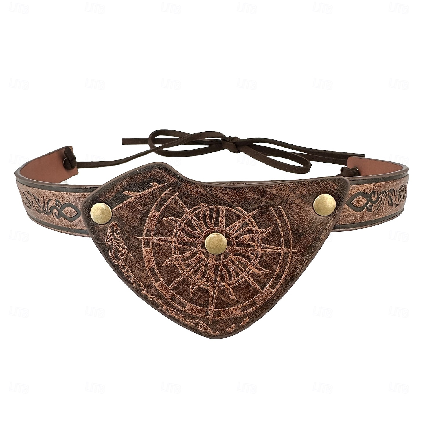 Medieval Renaissance Mask Eye Patch Pirate Viking Fancy Dress Men's Pirate Halloween Carnival Performance Party LARP Adults' Eye Mask 2026 - $13.99 –P4