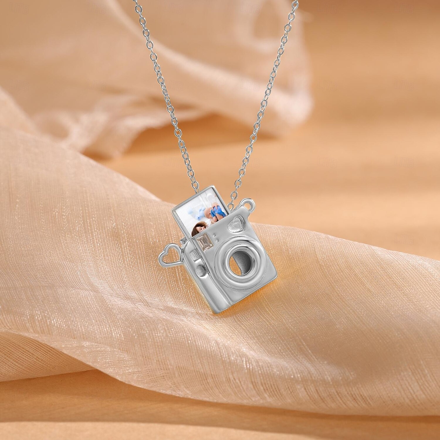 personalizovaný náhrdelník s fotoaparátem, nejlepší dárek na míru pro ni, jedinečné personalizované šperky pro maminku, manželku nebo přítelkyni – ideální na Den matek, Valentýna, Vánoce, 2025 - $26.99 –P6