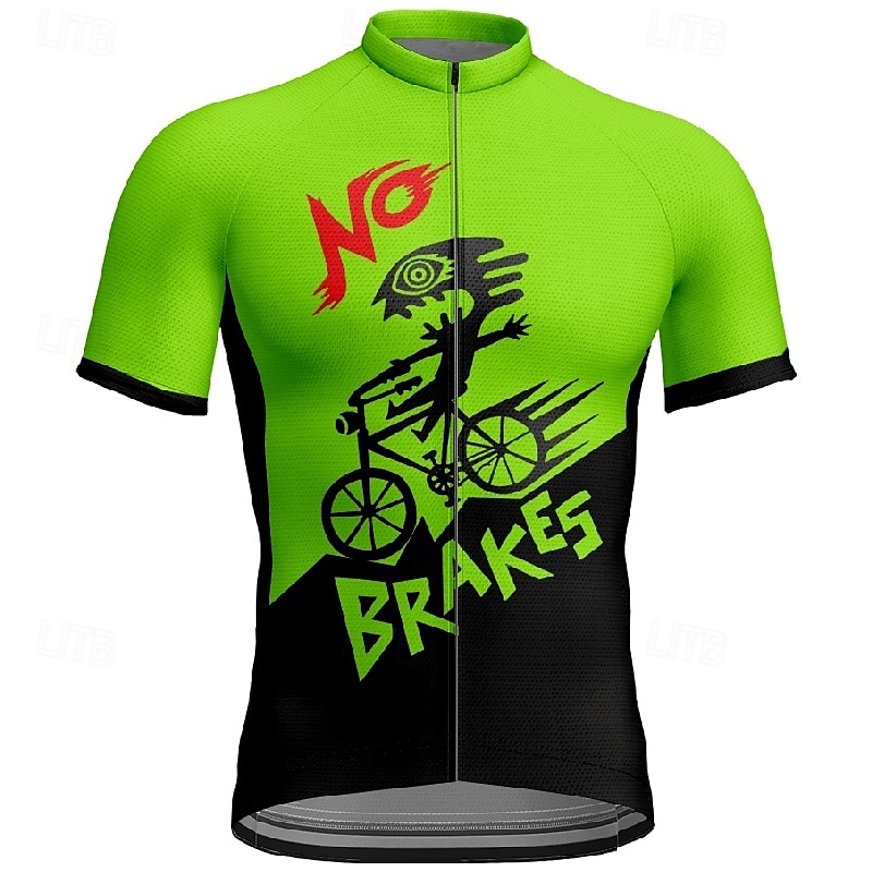 Herr Cykeltröja Kortärmad Cykel T-shirt Tröja med 3 bakfickor Bergscykling Andningsfunktion Snabb tork Anatomisk design Uppsugande Gul Röd Blå Grafisk sporter Kläder 2025 - $25.99 –P11
