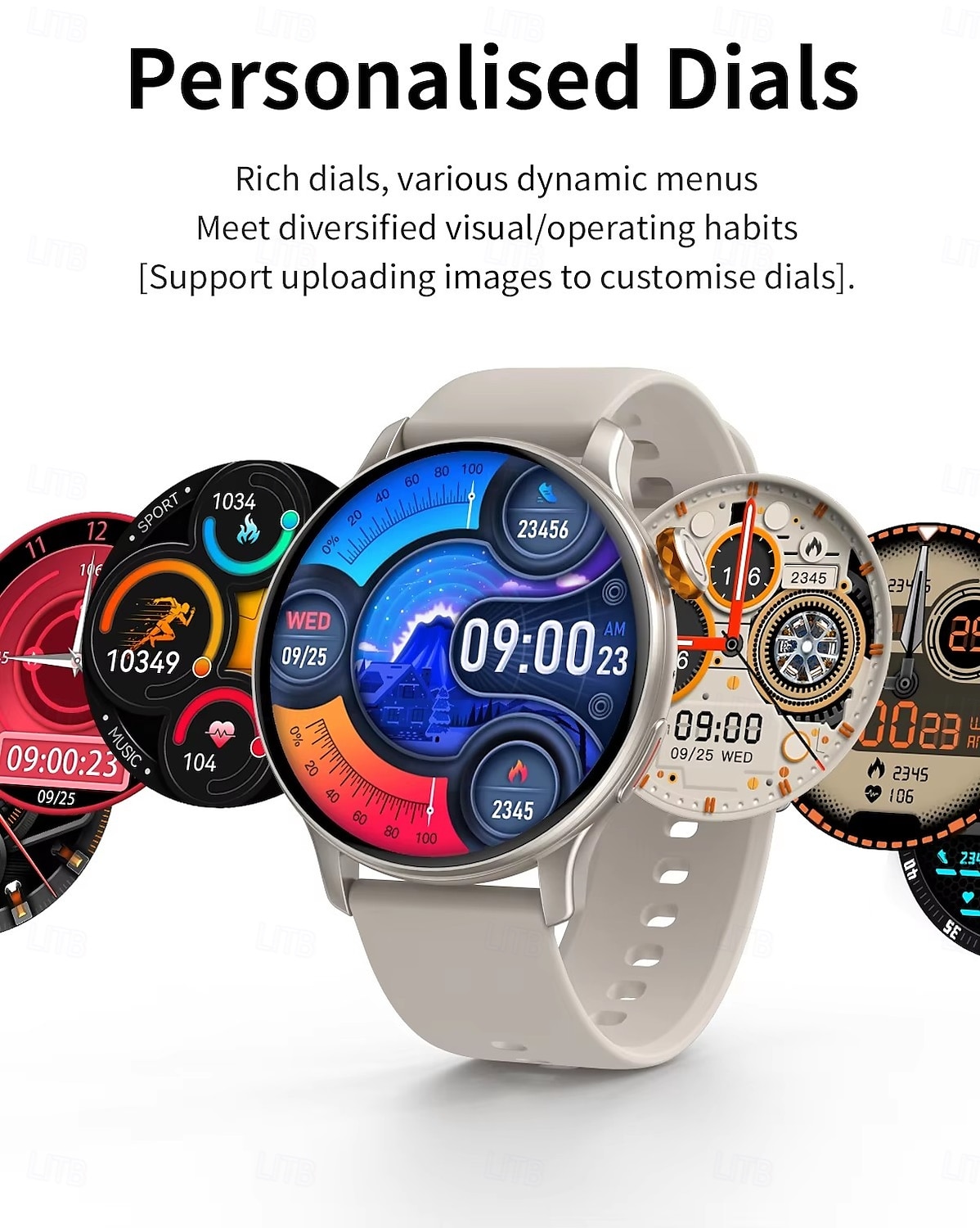 CY26 Smart Watch with Large AMOLED Screen HD Bluetooth Calling & Voice Assistant – Fitness Tracker for Men & Women 2025 - $54.99 –P11