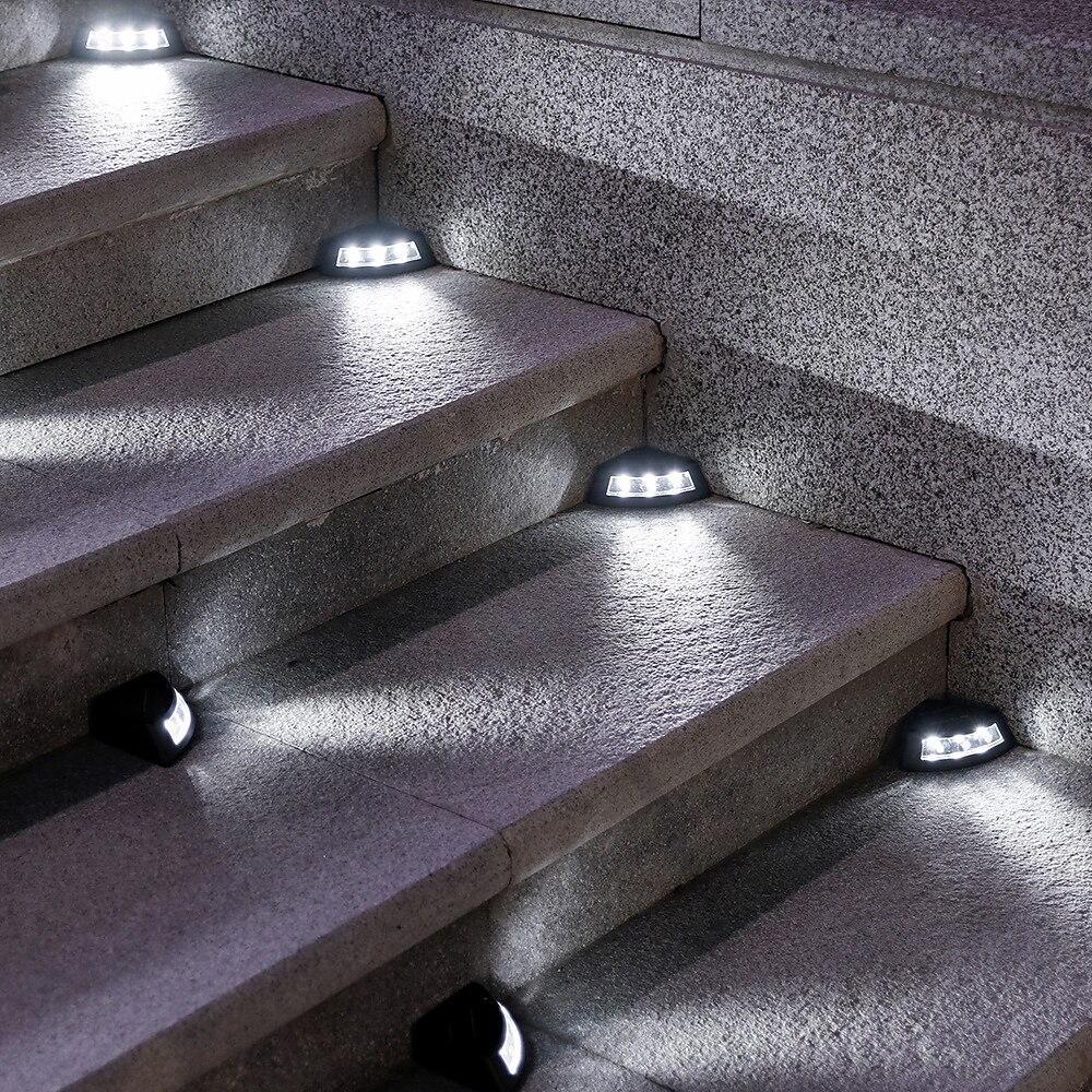 4 Pcs Solar Step Ground Light Solar Step Stair Decor Garden Lights Trail Light Outdoor Waterproof Yard Guide Light 2025 - $28.99 –P8