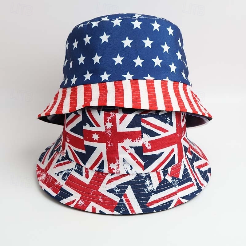 250º Aniversário EUA Fantasia de Carnaval 2026 Chapéus Bandeira dos EUA Casual Adulto Homens Mulheres Semiquincentenário Baile de Máscaras Dia da Independência Casual Festival Vestir-se de 2026 por $20.99 –P5