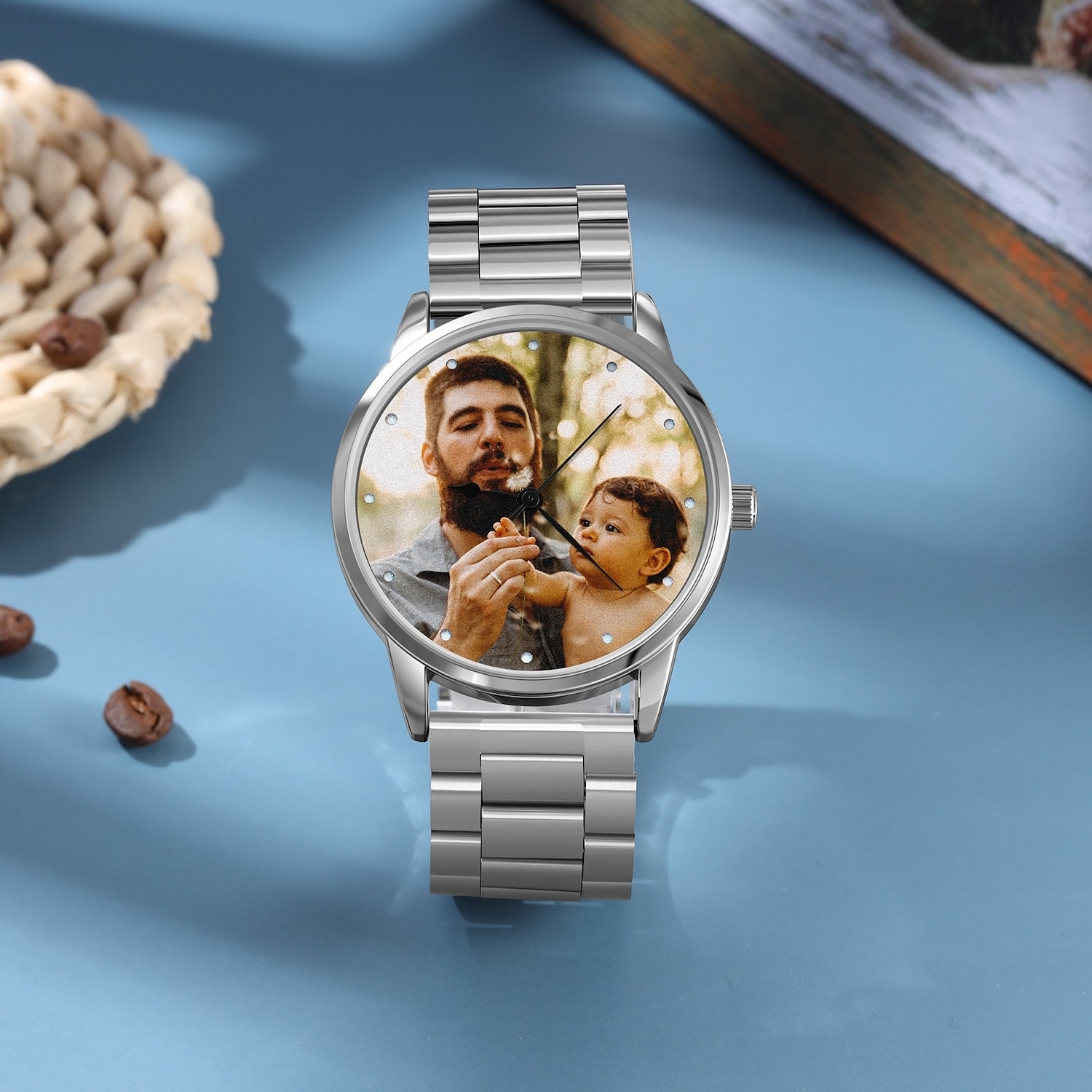 Personalized Photo Watch Custom Best Gift for Dad, Gift for Husband, Grandpa, Father, Perfect for Father’s Day, Birthday, Christmas, Anniversary 2025 - $44.99 –P1
