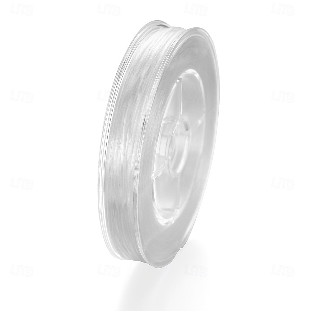 Cordino elastico in cristallo colorato da 0,5 mm, cordino per infilare perline anti-sfilacciamento per accessori fai da te per gioielli, materiali per perline per braccialetti del 2025 a $4.49 –P8