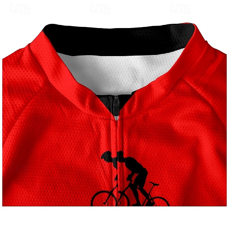 Men's Cycling Jersey Short Sleeve Bike Tee Tshirt Jersey with 3 Rear Pockets Mountain Bike MTB Breathable Quick Dry Anatomic Design Wicking Yellow Red Blue Graphic Sports Clothing Apparel 2025 - $23.19 –P5