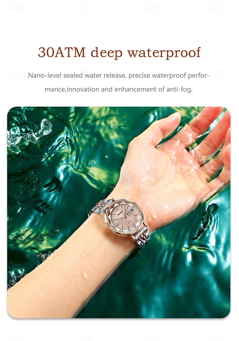 Women Quartz Watch Wrist Watch Retro Vintage Rhinestone Wristwatch Luminous Calendar Date Week Waterproof Stainless Steel Watch 2025 - $36.99 –P9