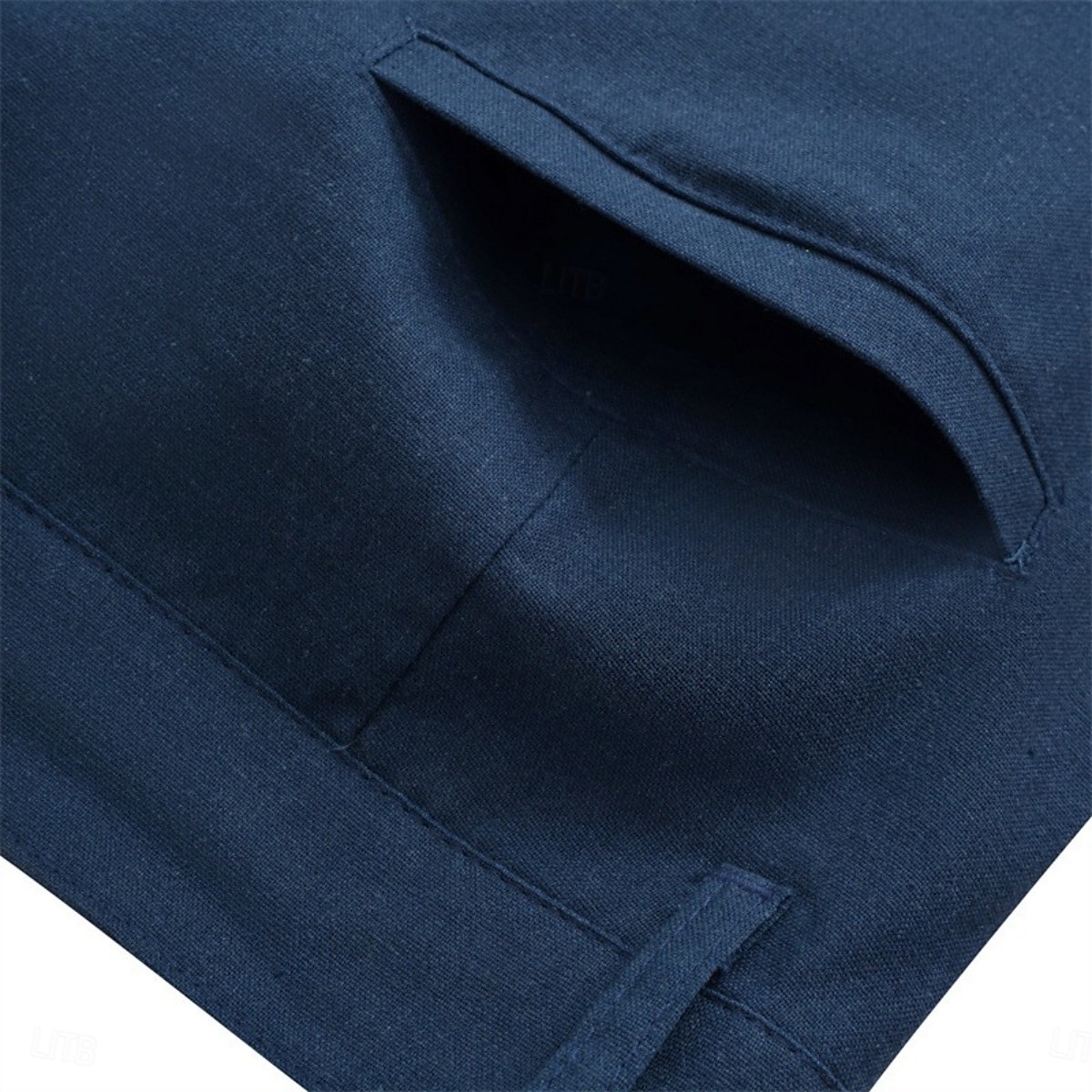 Hombre pantalones de traje Pantalones de lino Pantalones Pantalones de verano Pantalones de playa Bolsillo delantero Pierna recta Plano Comodidad Transpirable Longitud total Formal Negocio Festivos 2025 - $25.99 –P15