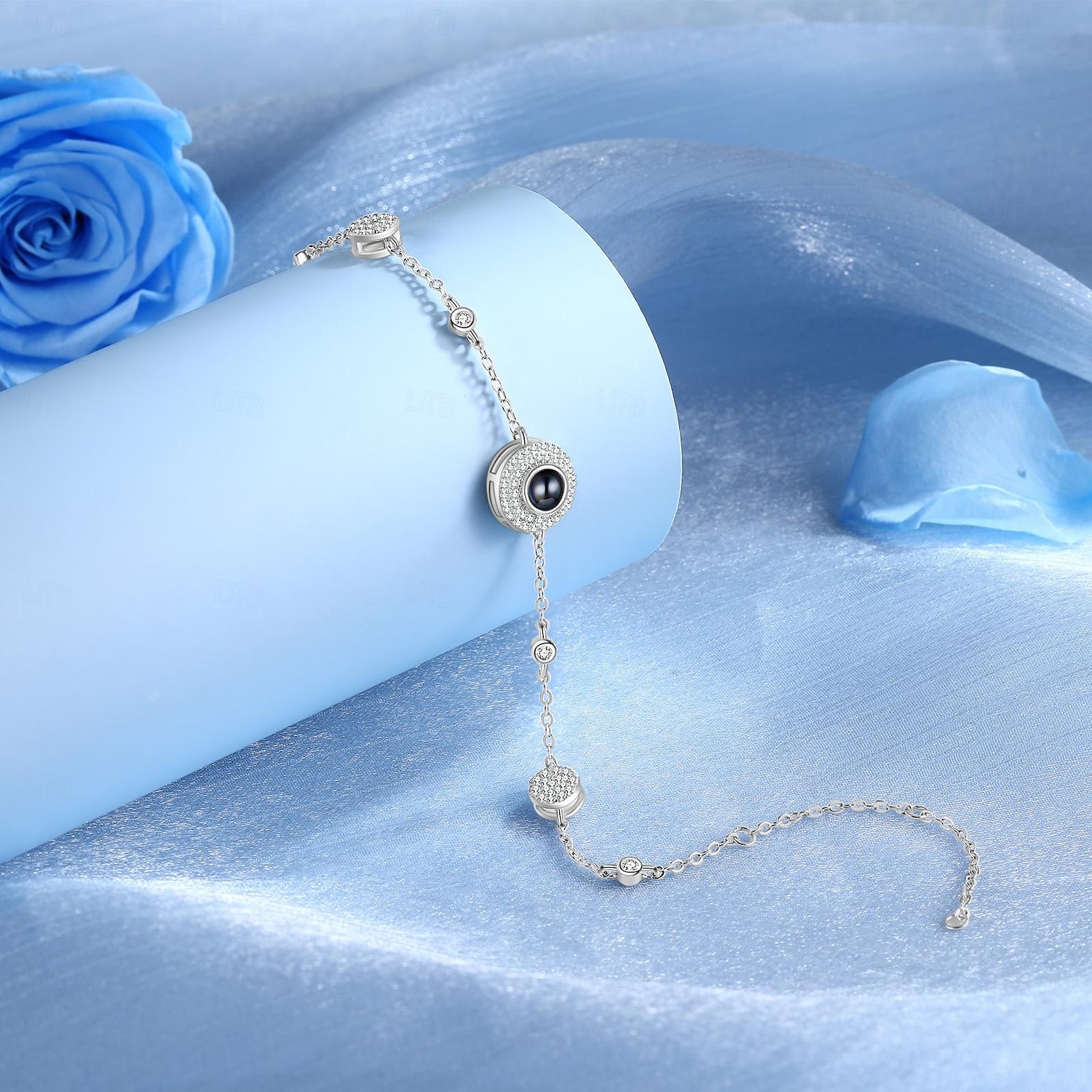 Pulseira de projeção de fotos personalizada, o melhor presente personalizado para ela, joias de luz e sombra – dia das mães, dia dos namorados, natal, aniversário, presente de aniversário para mãe, de 2025 por $33.99 –P5