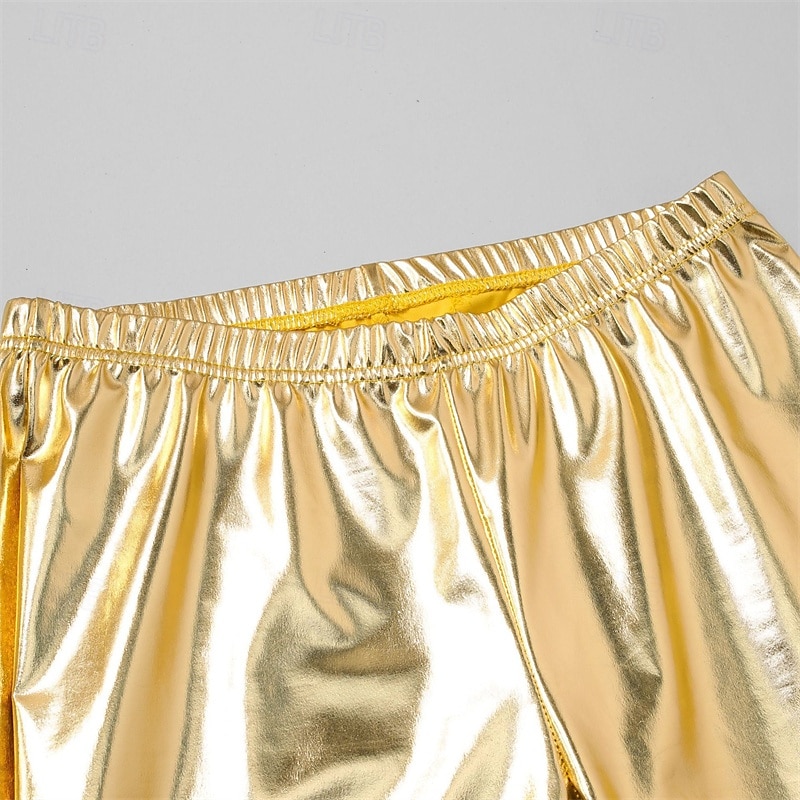 Per uomo Pantaloni da discoteca Pantaloni a Zampa Pantaloni Pantaloni casual Bottoni Tasca Semplice Comodità Feste Palcoscenico Luci da discoteca Moda Casual Oro Micro-elastico del 2026 a $13.49 –P5