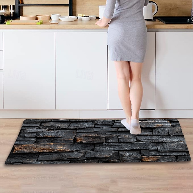 Rektangulær 2mm området tepper Maskinprodusert Sammensatte Materialer Ikke Gli Moderne Blomstermønster 2025 - $15.49 –P4