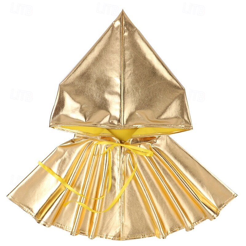 Stolz Glamourös Umhang mit Kapuze Schirmmütze Erwachsene Unisex Metallisch Clubwear Pride Parade Pride-Monat Halloween Karneval Einfaches Karnevalskostüm 2025 - $23.99 –P5