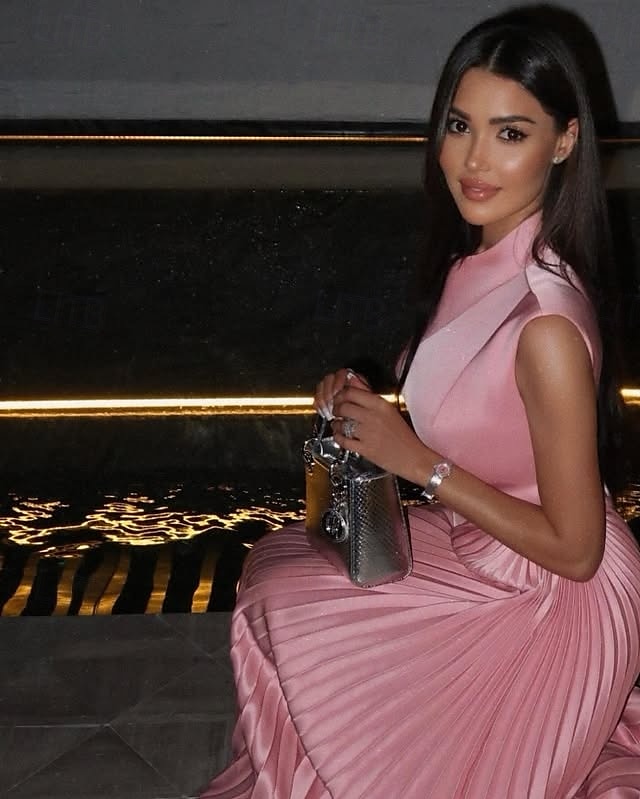 Pink A-Line Evening Gown Elegant Dress Formal Floor Length Sleeveless Halter Neck Pocket Satin with Ruched 2025 - $138.99 –P5