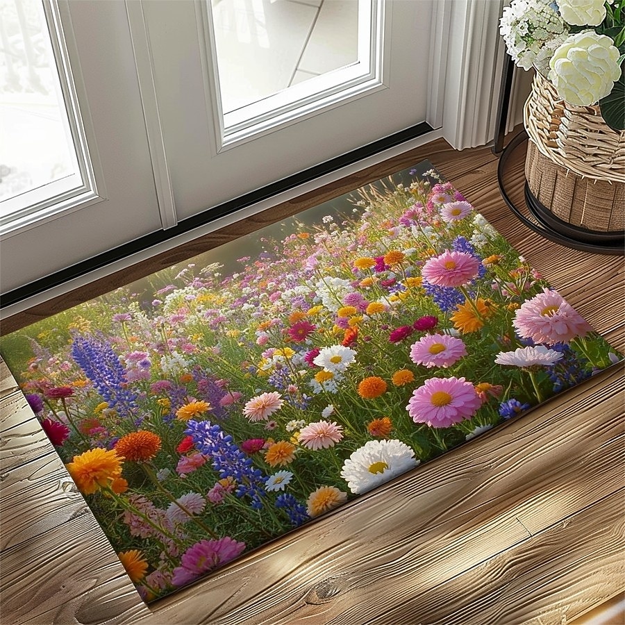 Tappeto Decorativo a Fiori Multicolore Tappetino per Cucina Antiscivolo Tappeto a Prova d'Olio Tappeto per Interni Esterni Decorazione per Camera da Letto Bagno Tappeto d'Entrata del 2026 a $17.99 –P10