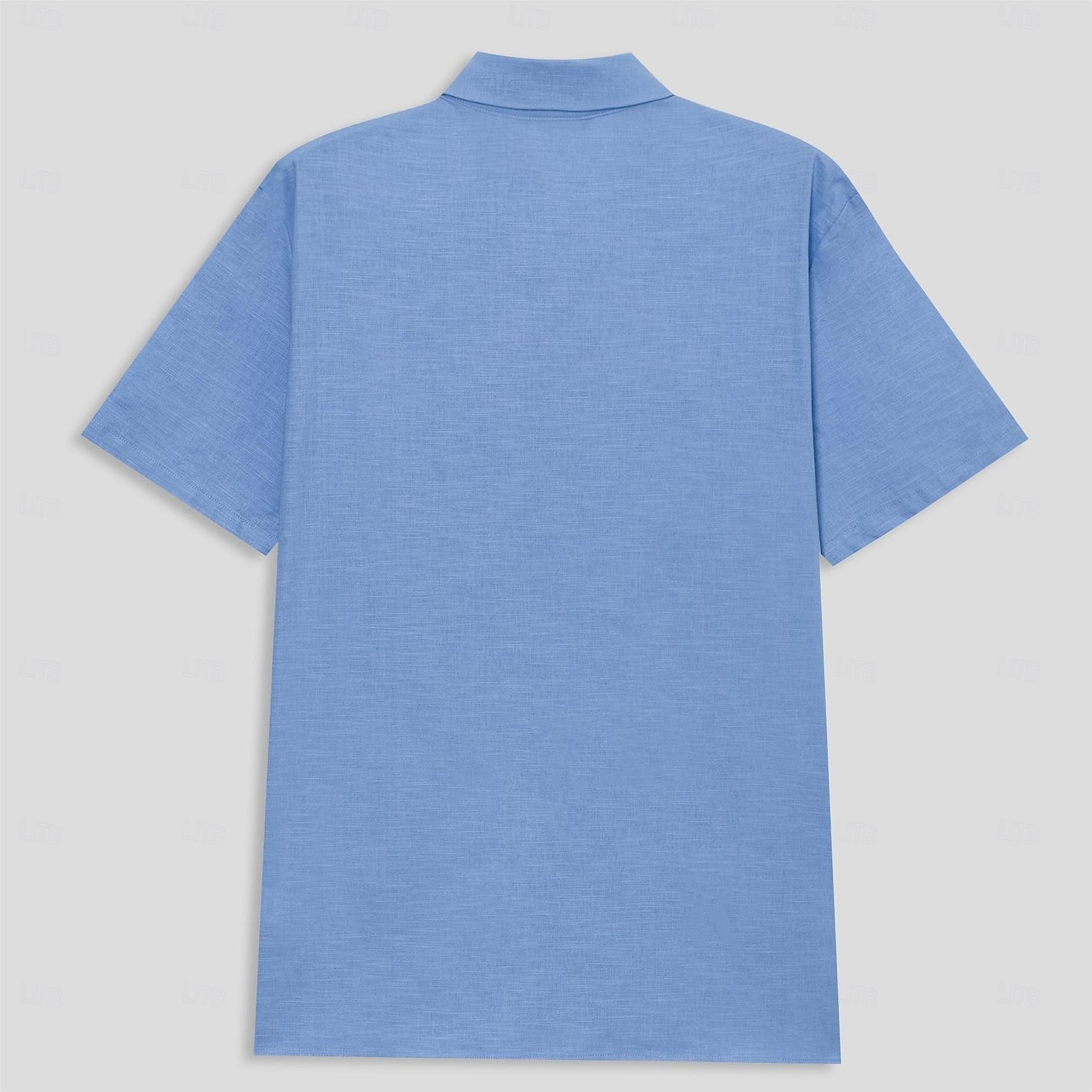 Per uomo Parola / Frase Camicia in cotone e lino Camicia con Bottoni Manica Corta Casual Casuale Athleisure Estate Collo ripiegato Bottoni Blu Grigio del 2025 a $5.49 –P13