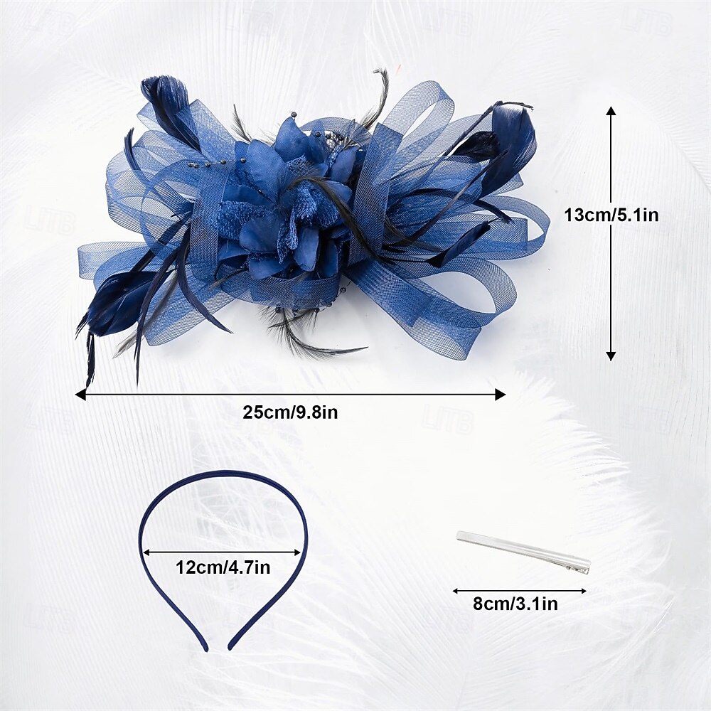 1950s Derby Fascinator Gentlewoman Women's Carnival Party Derby Ascot Adults' Fascinator Spring & Summer 2026 - $51.99 –P2