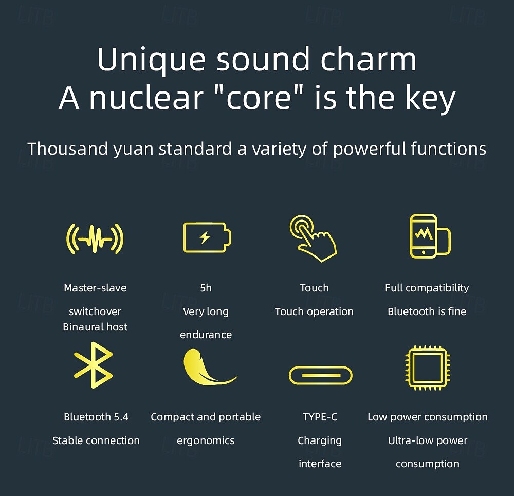 Max 80 Bluetooth 5.3 Hands-Free In-Ear Headset Ergonomic Design Surround Sound Hi-Fi for Fitness & Mobile Phones 2025 - $25.99 –P2