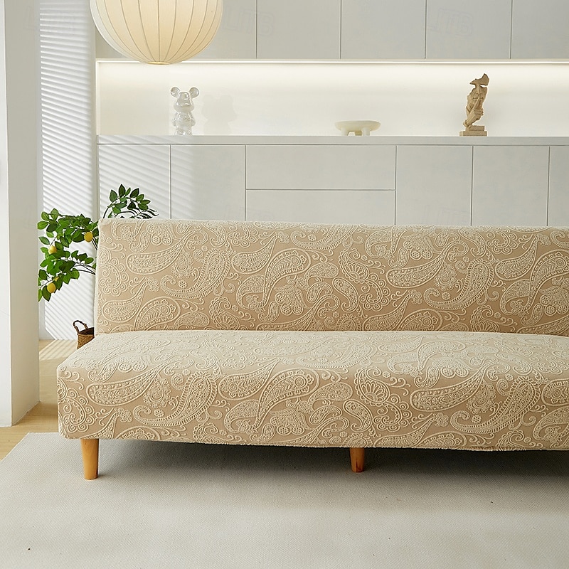 țesătură jacquard husă canapea extensibilă fără brațe huse canapea protector elastic husă bancă 2025 - $33.99 –P2