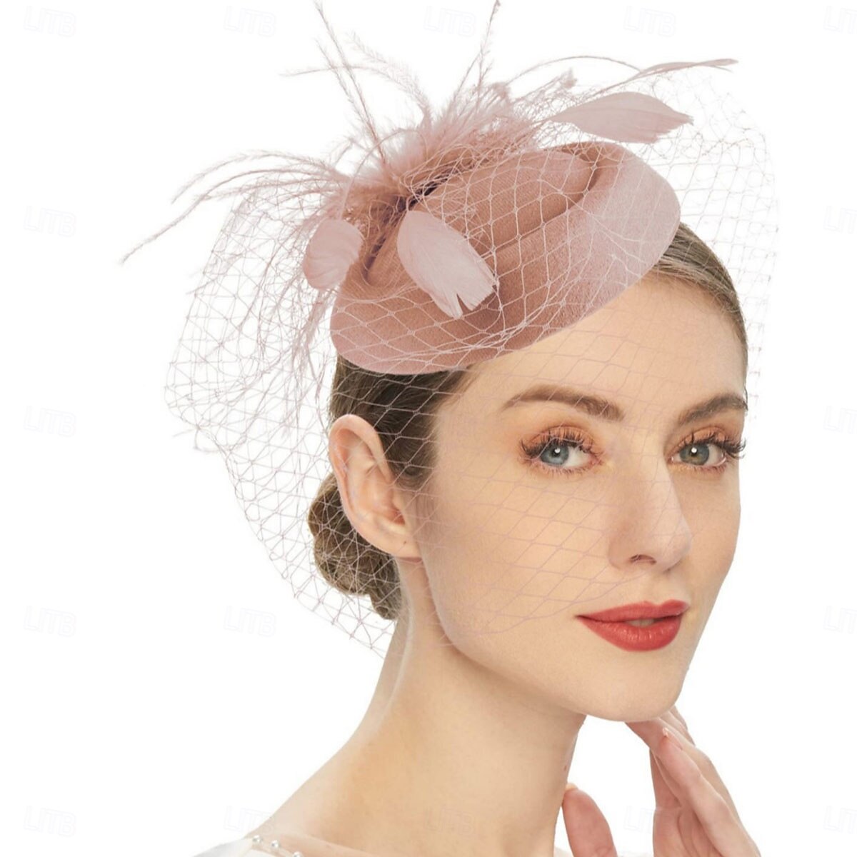 Fascinator Hats for Women Tea Party Kentucky Derby Hat Veil 