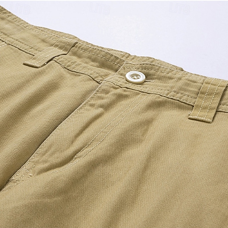 Per uomo Pantaloncini cargo Shorts Pantaloncini Estivi Multi-tasche Bottonato Tasca con Patta Semplice Comodità Indossabile Lunghezza al ginocchio All'aperto Sport Quotidiano Moda Casual Nero Blu del 2025 a $25.99 –P3