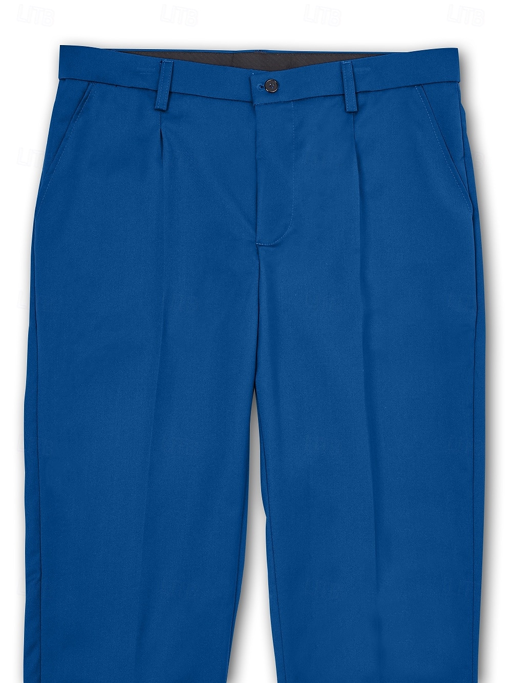 Herre Bryllups Fest Drakter Blå Motebasert Forretning Sommer Ensfarget Standard Passform 3 Delt Enkeltspent To-knapper 2025 - $143.99 –P10