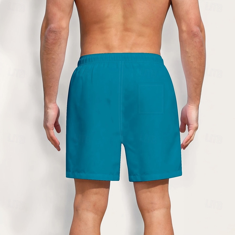 Homens Coqueiro Folha de palmeira Shorts Forrados Shorts de Natação 2 em 1 Shorts de Natação Cintura Média Havaiana Férias Roupa de Praia Bolsos laterais Com forro de compressão Cintura elástica com de 2025 por $21.99 –P2