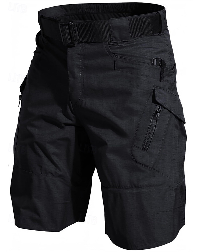 Herren Laufshorts Cargohosen Wandershorts Militär Außen Normale Passform Schnelltrocknend Shorts Dunkelgrau Schwarz Jagd Klettern Laufen 30 32 34 36 38 2025 - $21.99 –P4