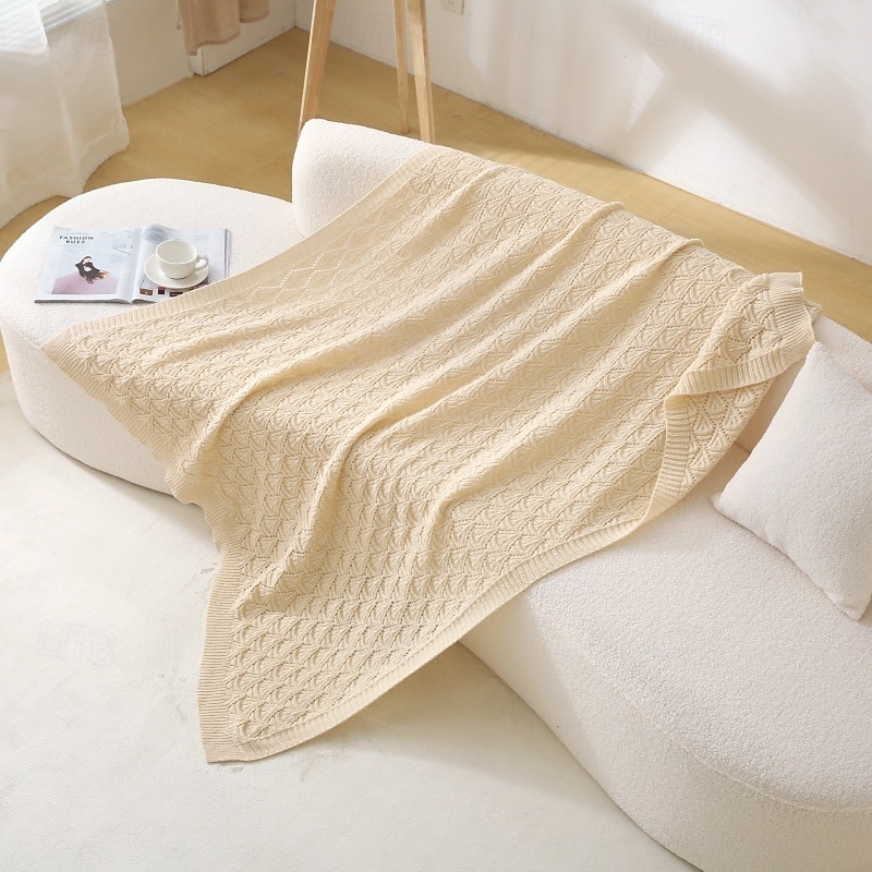 sofffilt för soffmjuk boho säng slängfilt, mysig filt för sommaren, söta lätta filtar &kastar för soffa, stol, heminredning, kvinna, man 2025 - $37.99 –P5