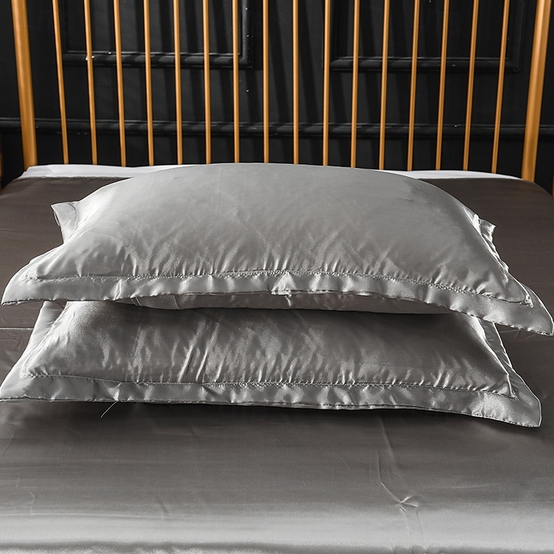 Washed Silk Pillowcase Single Satin Imitation Silk Pillowcase 2025 - $13.99 –P11