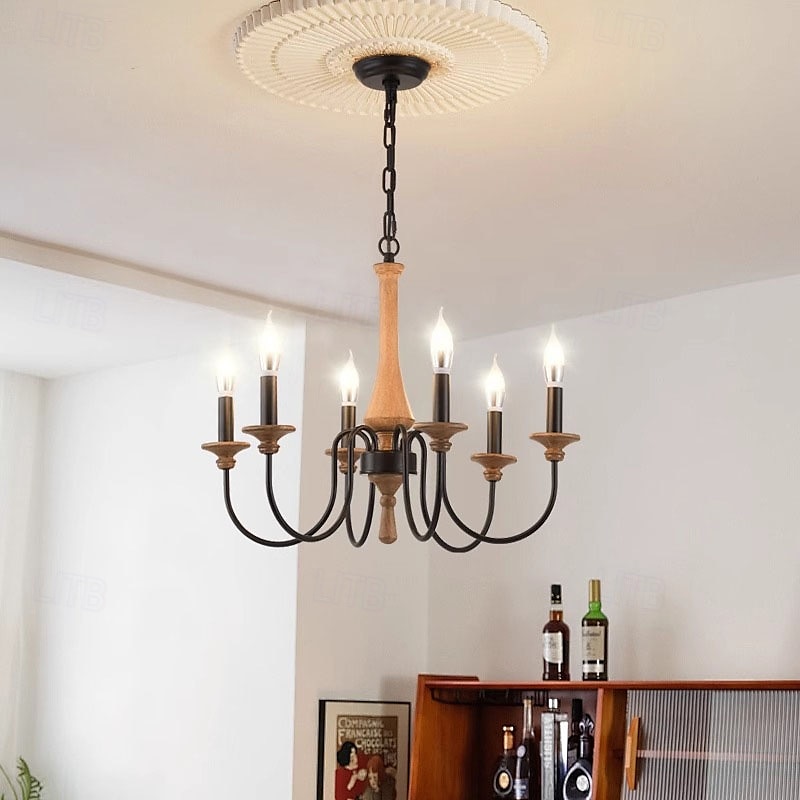 Lampadari a sospensione a LED per isola cucina 60*47cm, lampadari a 6/8 teste, lampadari moderni da ingresso, stile fattoria, appesi al soffitto sopra il tavolo, bianco caldo. del 2025 a $398.19 –P3