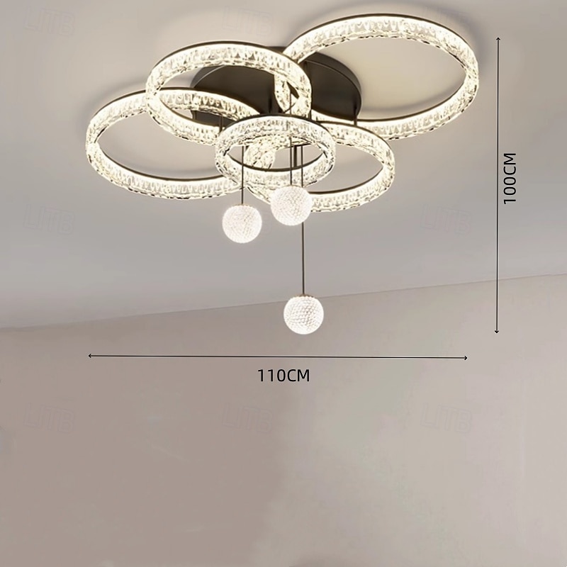 3-flammig 6-flammig 50 cm Dimmbar Deckenleuchten Metall Acryl Modern Nordischer Stil 110-120V 220-240V 2025 - $277.79 –P3