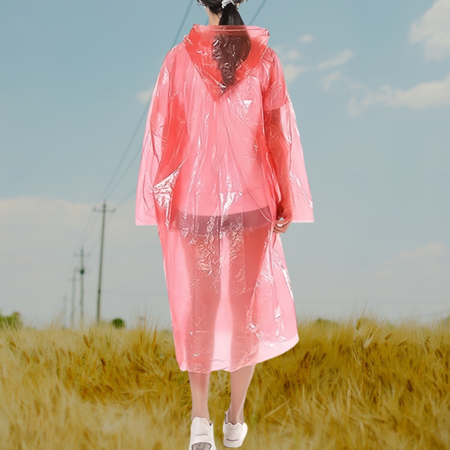 1pcs, Outdoor Essential Adult Emergency Raincoat, Keychain Ball with Raincoat, Adult Raincoat, Suitable for Outdoor Cycling, Mountaineering, Outdoor Sports and Amusement Parks, Rainy Day Essentials 2025 - $5.49 –P2