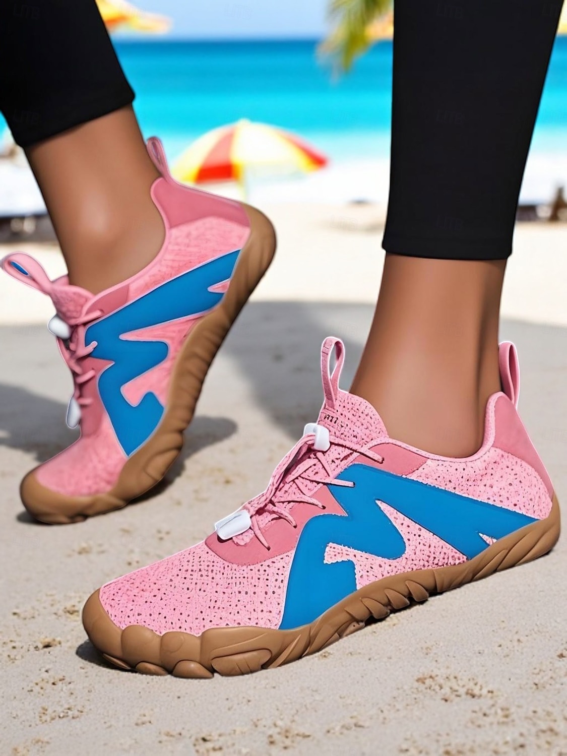 scarpe da acqua traspiranti a pianta larga per donna – eleganti scarpe da acqua a piedi nudi con blocchi di colore per spiaggia, kayak, nuoto e viaggi, calzature da nuoto leggere ad asciugatura rapida del 2026 a $34.99 –P6