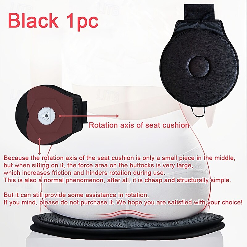 360 Rotatie Auto Zitkussen Universele Antislip Lichtgewicht Ronde Pad Handwasbare Geweven Polyester Het Hele Seizoen Draagbaar Geschenk 2025 - $24.99 –P4