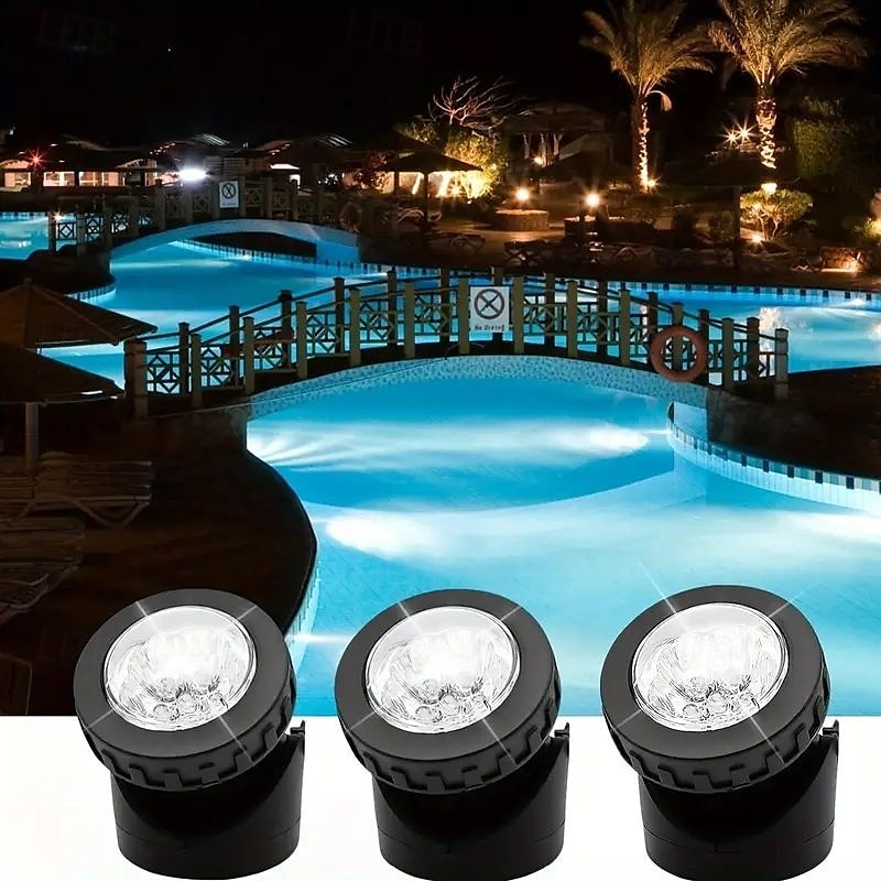 reflector solar cu LED IP65 proof 1/2/3 capete proiector subacvatic pentru piscină grădină gazon pădure iaz calea decor peisaj 2025 - $47.27 –P4