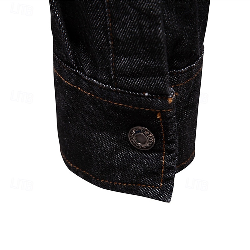 Herren Hemd Sommerhemd Freizeithemd Strandhemd Knopfhemd Schwarz Dunkelblau Leicht Blau Langarm Einfach Revers Urlaub Hawaiianisch Tasche Bekleidung 100% Baumwolle Mode Lässig Bequem 2025 - $47.99 –P14