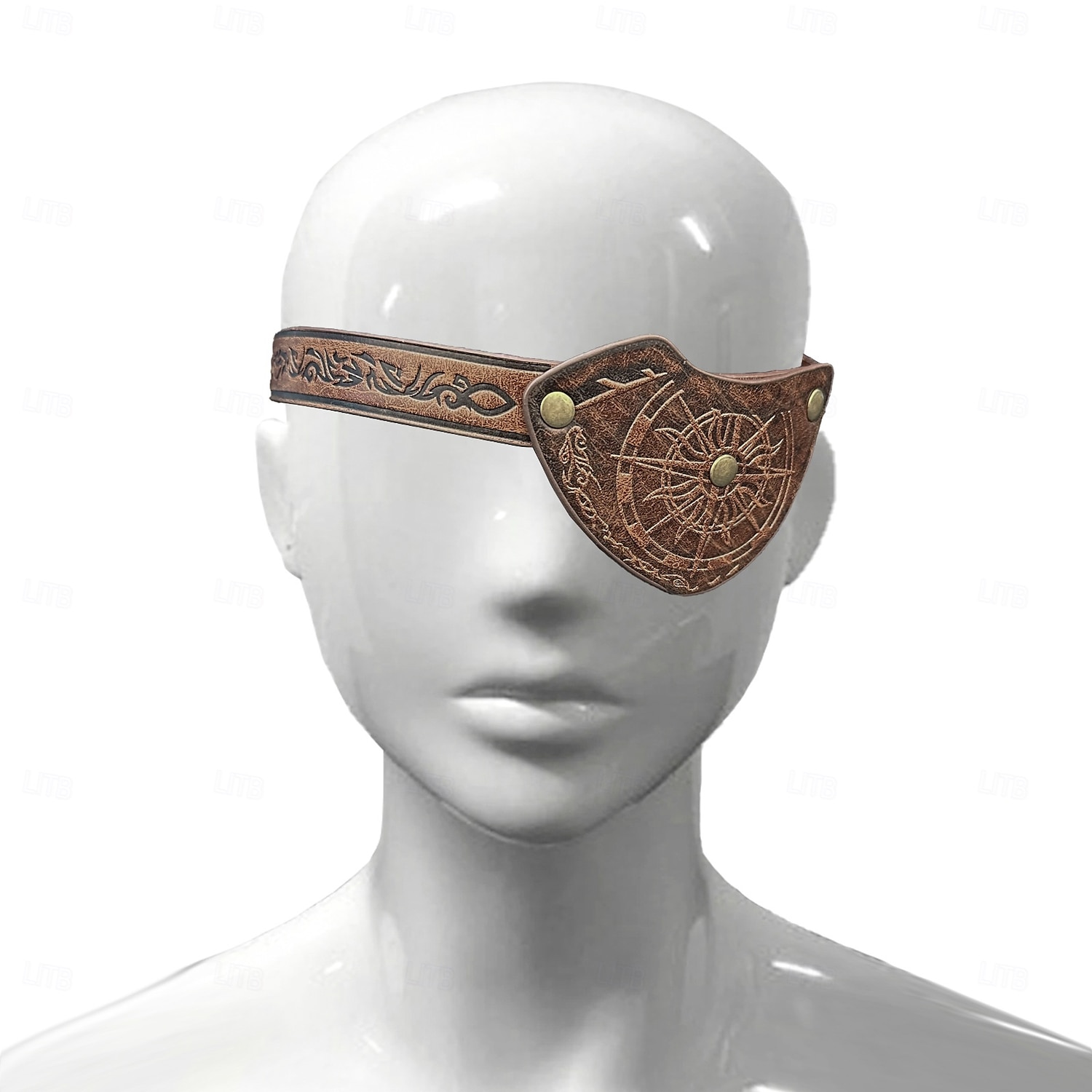 Medieval Renaissance Mask Eye Patch Pirate Viking Fancy Dress Men's Pirate Halloween Carnival Performance Party LARP Adults' Eye Mask 2026 - $13.99 –P3