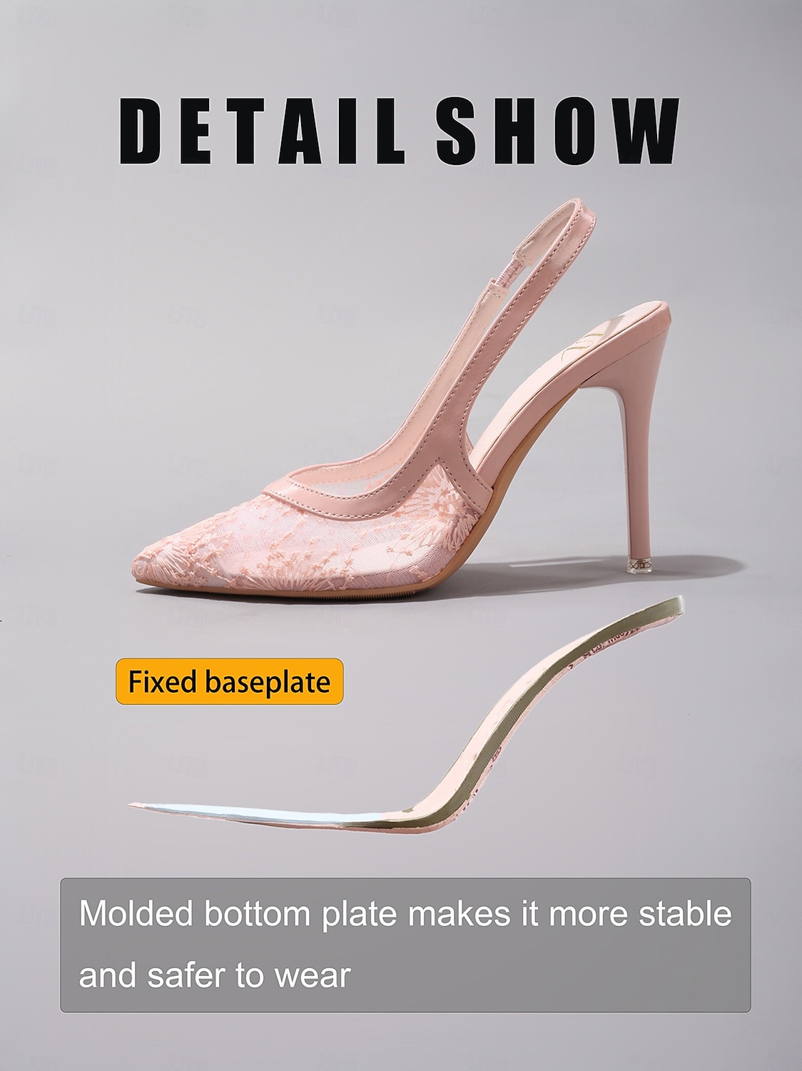tocuri stiletto din dantelă albă pentru femei – pantofi de mireasă romantici din plasă pentru nunți în grădină și ocazii de întâlnire 2025 - $42.99 –P1