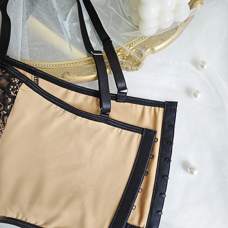 Slim Fit Corset Crop Top Bustier Lace Fancy Dress Women's Halloween Carnival Party & Evening Adults' Top Corset 2026 - $23.99 –P12