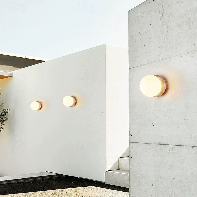 Creative Outdoor Traditional / Classic Country Outdoor Wall Lights Outdoor Shops / Cafes Stone Wall Light IP 65 110-120V 220-240V 7 W 2025 - $167.99 –P3