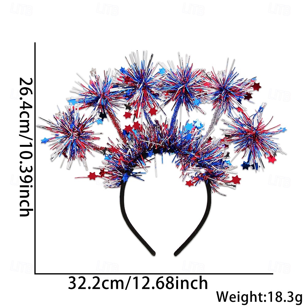 Costume di Carnevale 2026 Fascia Bandiera USA Casual Adulti Per donna Mascherata Giorno dell'Indipendenza / 4 Luglio 4 luglio Casuale Festival Vestirsi del 2026 a $12.49 –P4