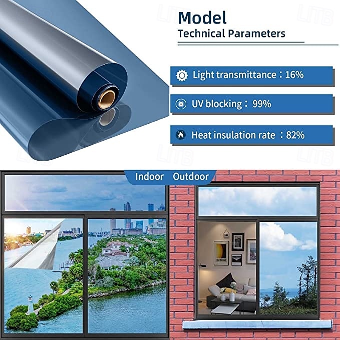 Window Film, Privacy Glass Sticker for Heat Insulation, Anti-Peeping Sunshade, UV Protection for Balcony and Home 2025 - $7.99 –P2
