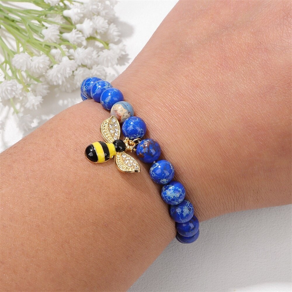 Pulseira de agradecimento ao professor, linda pulseira de argila ploymer feita à mão, amor, ensino, inspiração, carta, pulseira elástica com contas para mulheres, joias de volta às aulas, presente de de 2025 por $12.99 –P1