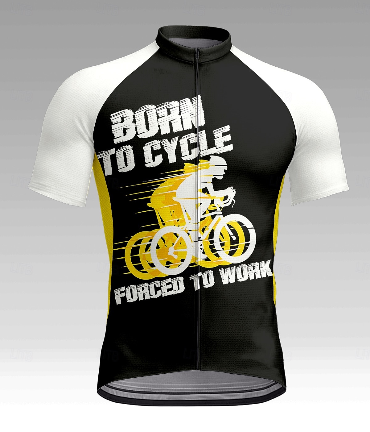 Men's Cycling Jersey Graphic Letter & Number Short Sleeve Bike Tee Tshirt Top with 3 Rear Pockets UV Resistant Quick Dry Front Zipper Reflective Strips Sports Black Clothing Apparel 2025 - CAD $36.99 –P1