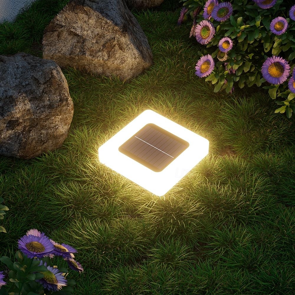 2/4 ks led solární venkovní zemní světlo 16led voděodolné domácí zahradní světlo zahradní osvětlení chodníku osvětlení krajiny světlo solární nástěnné světlo 2026 - $21.99 –P13