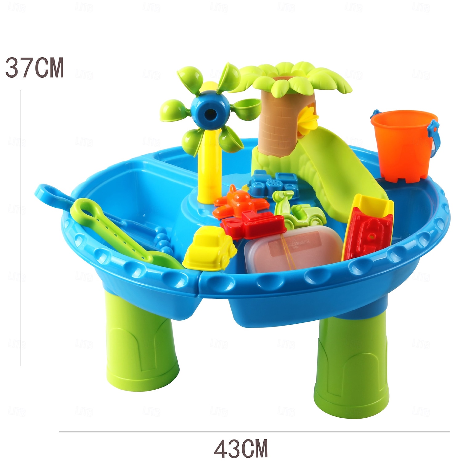 watertafel voor peuters 3-5 1-3 - buiten watertafel voor kinderen - zand sensorische tafel strand zomer speelgoed zandbak activiteitentafel buiten water speelgoed spettertafel watertafel voor meisjes 2025 - $39.44 –P1