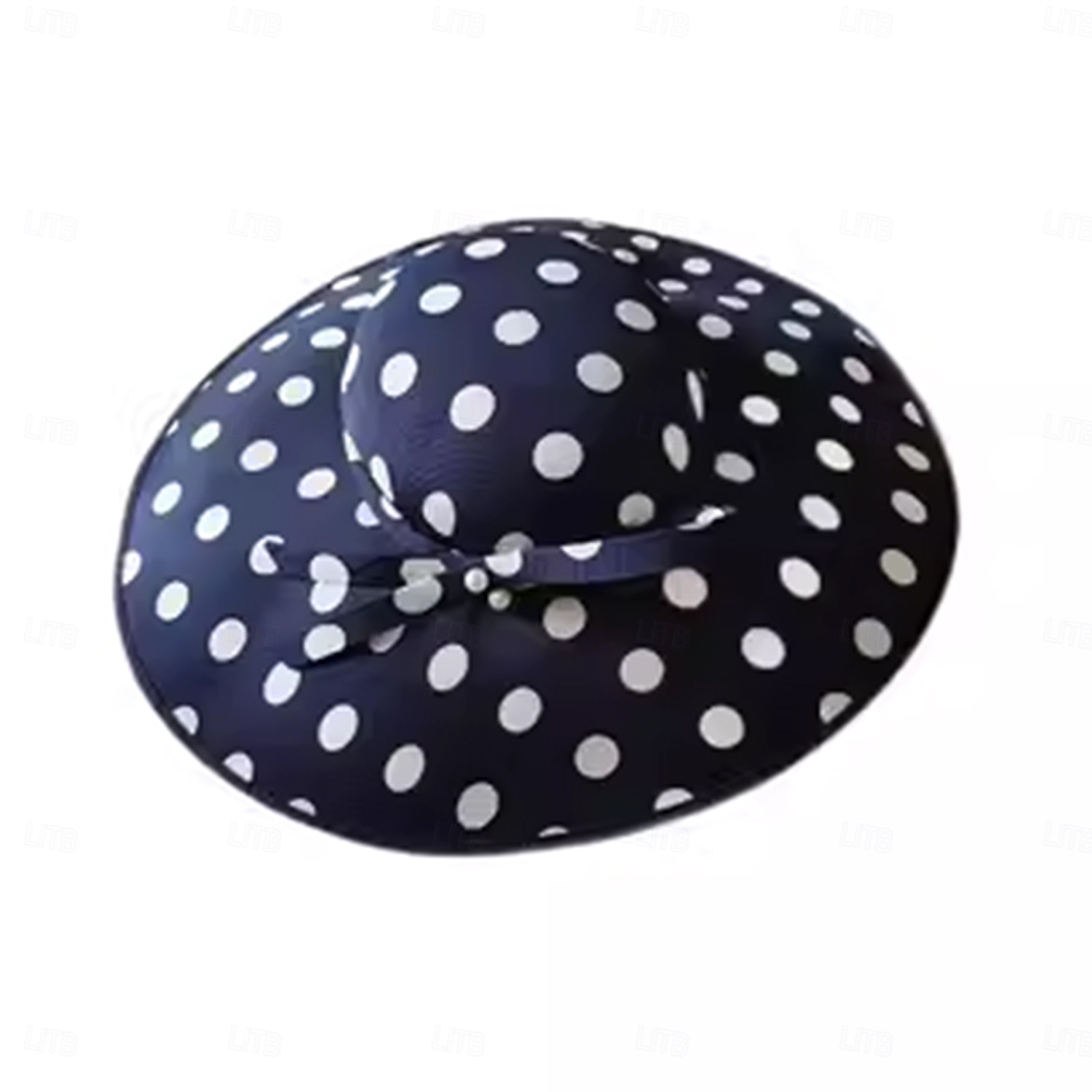 Головные уборы Полиэстер Котелок / клош Шляпа от солнца Свадьба Чаепитие Элегантный стиль Свадьба С Бант В горошек Заставка Головной убор 2026 - $38.99 –P19